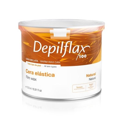 Depilflax 100 elastyczny wosk do depilacji puszka 500 ml naturalny