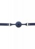 Silicone Mouth Gag Blue
