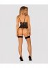 Bielizna-Alessya gorset czarny  XS/S