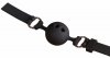 Czarny silikonowy knebel kula Bad Kitty śr. 3,5cm