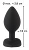 Korek analny silikonowy 7,3cm