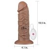 OGROMNE dildo przyssawka wibracja EKSTREMALNE 26cm