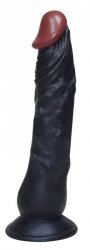 AFRYKAŃSKI KOCHANEK DUŻY REALISTYCZNY CZARNY PENIS DILDO 23 CM