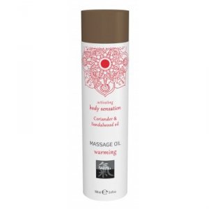 Rozgrzewający Olejek do masażu z Kolendry i Drzewa Sandałowego 100ml