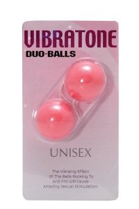 Kulki-VIBRATONE DUO BALLS PINK BLISTERCARD
