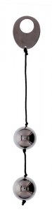DOMINO METALLIC BALLS -CHROME BLACK