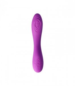 RECHARGEABLE TAPPING VIBRATOR V8 PURPLE