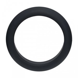 Wide O Silicone Cockring - M - 35mm - Black