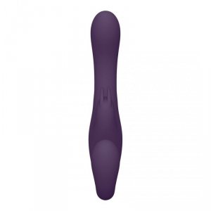 Suki - Vibrating Strapless Strap-on Rabbit - Purple