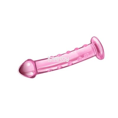 7.5&quot; Glass Romance Pink