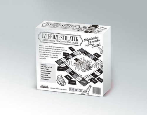 Czterdziestolatek gra prezent na 40 urodziny