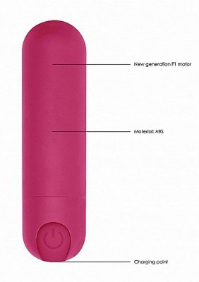 Mini Wibrator Mały Masażer Łechtaczki 10 Funkcji Pink