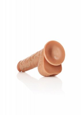 Straight Realistic Dildo  Balls  Suction Cup - 10""""/ 25,5 cm