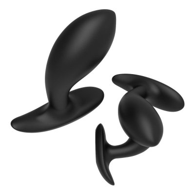 Zestaw 3 Korków Analnych Różne Rozmiary Dolly black