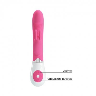 WIBRATOR WIELOFUNKCYJNY KRÓLICZEK DLA KOBIET STYMULACJA ŁECHTACZKI 20cm