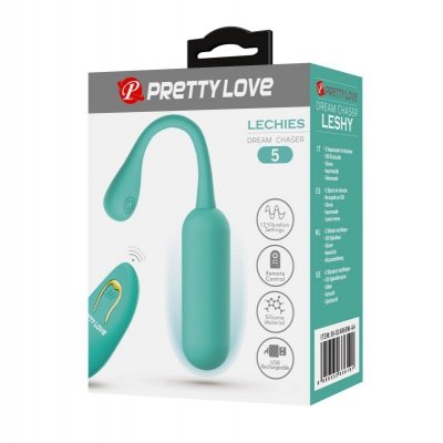 PRETTY LOVE - LECHIES  Dream chaser 5, Green, Wireless remote control 12 vibration functions Memory function
