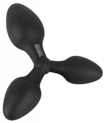 Black Velvets Triple Butt Plug