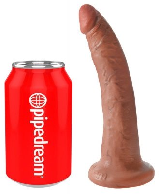 Dildo z przyssawką 18 cm King Cock