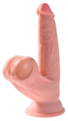 Dildo Triple Density 3D z przyssawką 15,2 cm King Cock