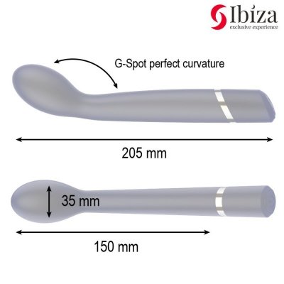 IBIZA - VIBRADOR PUNTO·G 10 VIBRACIONES RECARGABLE IBIZA - G-SPOT VIBRATOR 10 VIBRATIONS RECHARGEABLE