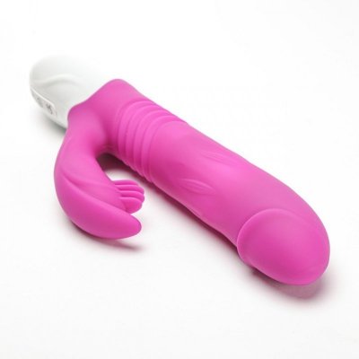 Wibrator Silikonowy Typ Króliczek Ładowany Usb Fioletowy