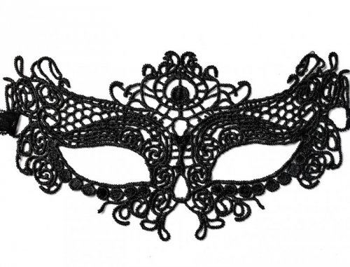 Maska Na Oczy Wenecka Czarna