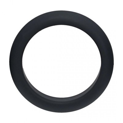 Wide O Silicone Cockring - M - 35mm - Black