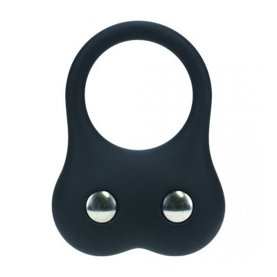 Silicone Training Cockring - M - Black