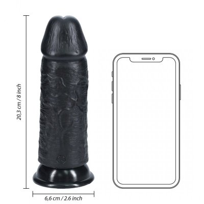 Extra Thick Straight without Balls 8 / 20,3 cm - Black
