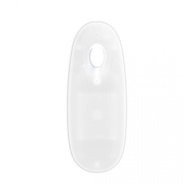 LED Vibrating Straight Cock with Balls - 6 / 15 cm - Transparent