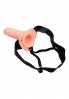 Realistyczna żylasta nakładka na penisa przedłużka z jądrami strap on 20 cm