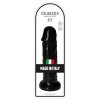 Dildo na przyssawce jak prawdziwy penis czarne 21,5 cm