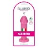 Dildo analne korek na przyssawce różowy 10 cm