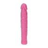 Realistyczne żylaste dildo analne różowe 16,5 cm