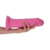 Różowe dildo na przyssawce 25 cm
