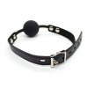 Knebel Ball Gag + Block (nero)