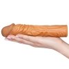 Przedłużka penisa Pleasure X Tender Penis Sleeve Brown +5cm