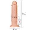 Realistyczne żylaste dildo wibrujące 28 cm
