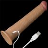 Wibrator rotacyjny dildo na przyssawce 25,5 cm