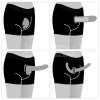 Bokserki strapon weetlook Chic Strap-On (40 - 43 inch waist) czarne
