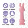 Uroczy masażer króliczek z nakładkami FeelzToys Mister Bunny róż