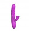Wibrator króliczek Vibrating Angelia USB 3 funkcje posuwu i 20 wibracji purple