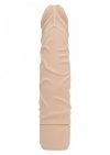 Klasyczne wibrujące dildo cieliste 20 cm