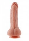 Penis do sex maszyny Hismith KlicLok Dildo 20 cm cielisty