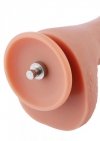 Penis do sex maszyny Hismith KlicLok Dildo 20 cm cielisty