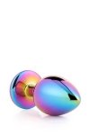Klasyczny korek analny zatyczka plug multicolor z kryształem