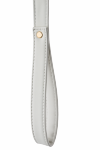 Biała elegancka obroża + smycz Blaze Elite
