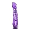 Żelowe realistyczne dildo fioletowe 23 cm