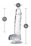 Naturally yours  6 crystalline dildo  diamond