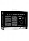 Bed post bindings restraing kit - black